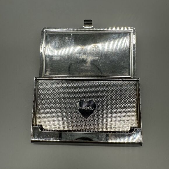 Brighton Business Card Holder Black And Silver - Picture 3 of 6